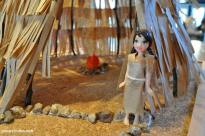 Faire un wigwam pour un Sue projet de l'école, à la maison