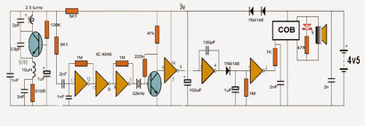 Herstellen einer Funk-Türklingel-Schaltung ~ Electronic Circuit Projekte