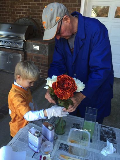 Faire de l'eau faux pour les fleurs artificielles, bricolage et Artisanat