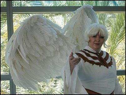 Faire de grandes ailes d'ange - HCC cosplay