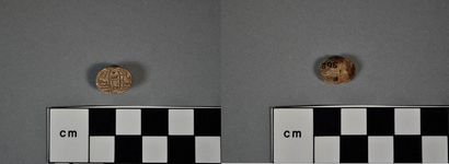 Herstellung Skarabäus-Amulett Eindrücke - Teil 1, im Artifact Lab