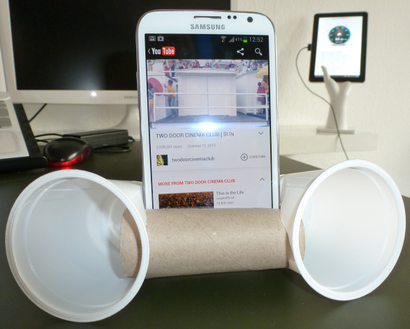 Machen Sie Ihre eigene Smartphone Lautsprecher - MakeUseOf Tests