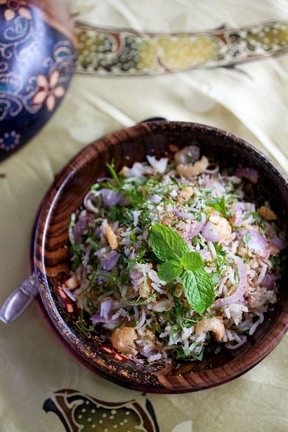 Mixte riz aux herbes de Malaisie (Nasi Ulam), facile de délicieuses recettes (comment faire Ulam) Riz mixte malaisienne Herb (Nasi Ulam), délicieuses recettes faciles
