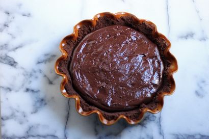 Pudding au chocolat malté Tarte aux Crust Cracker Chocolat animaux et Kahlua crème fouettée - Baker