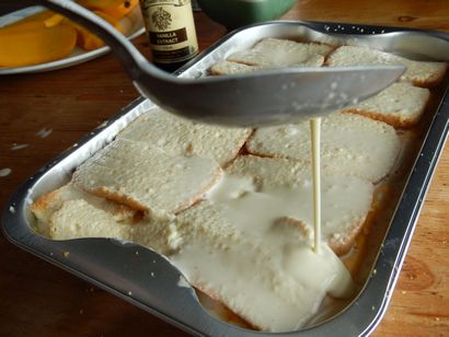 Mango recette de dessert à flotteur, un délicieux plat Philippin