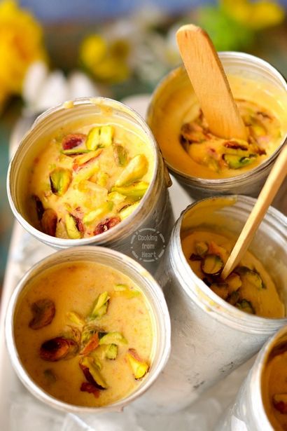 Mango Kulfi, No Churn Mango Facile Kulfi, Cuisiner De mon coeur