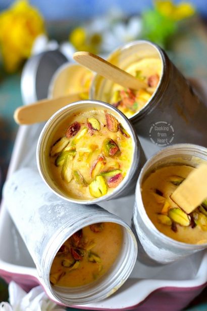 Mango Kulfi, No Churn Mango Facile Kulfi, Cuisiner De mon coeur