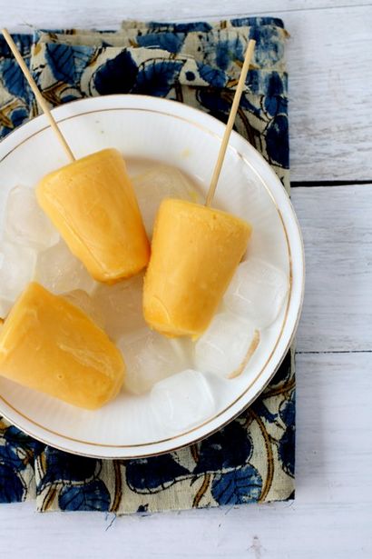 Mango recette kulfi, comment faire kulfi mangue, dessert facile
