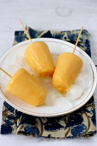 Mango recette kulfi, comment faire kulfi mangue, dessert facile