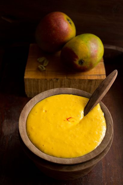 Mango shrikhand ou amrakhand, comment faire recette shrikhand mangue