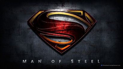 Man Of Steel Movie Poster Tutorial - Superman Logo