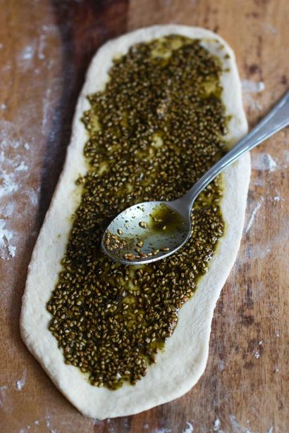 Man - oushe Za - Atar Flatbread - David Lebovitz