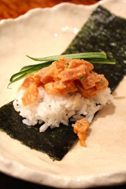 Marché de Manille - thon épicé maison et goberge Maki (provedores) Marché de Manille - thon épicé maison et goberge Maki