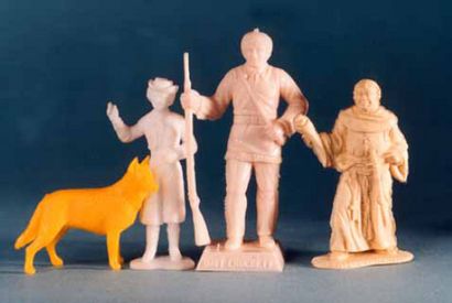 figurines en plastique Marx et playsets