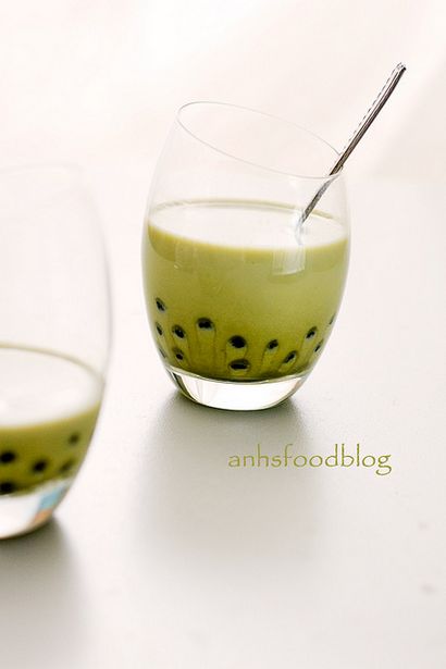 Matcha Bubble Tea, Anh - s Blog alimentaire (nourriture) Matcha Bubble Tea, Anh - s Blog alimentaire