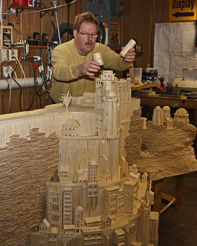 Matchstick Minas Tirith Créateur dit tout, Hobbit Film Nouvelles et Rumeurs, ™