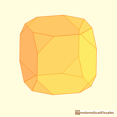 Matematicas Visuales, Verkürzungen des Würfels und Oktaeder