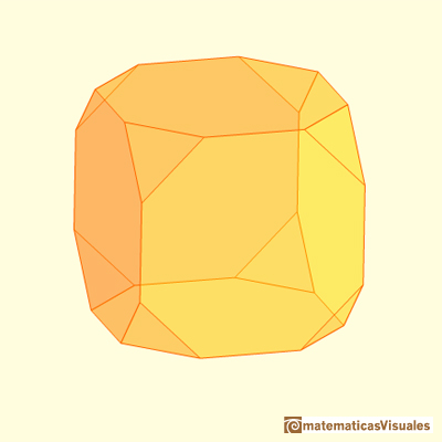 Matematicas Visuales, troncatures du cube et octaèdre