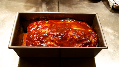 Meatloaf mit Spicy Barbecue Glaze