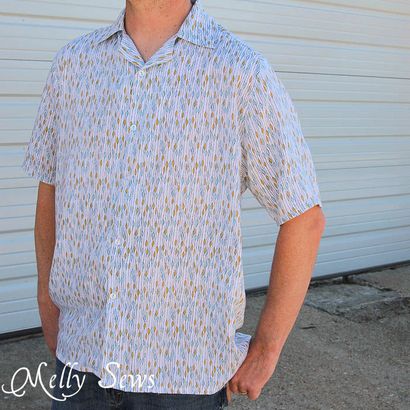 Hommes - Chemise de Pattern et Tutorial - Melly Coud