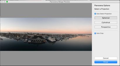 Fusionner Panorama tutoriel lightroom CC images pano point