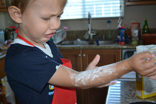 Enfants désordonnées No Flour Playdough