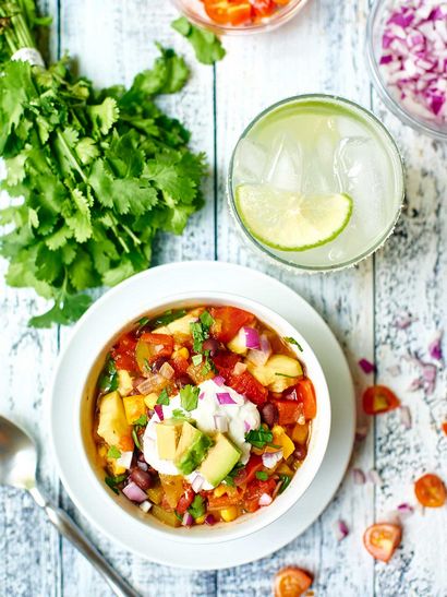 Soupe aux légumes mexicain - Vegan - sans gluten (légume) Soupe aux légumes mexicain - Vegan - sans gluten