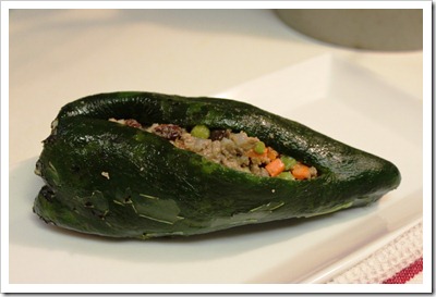 Mexiko in meiner Küche Chiles Rellenos de Picadillo