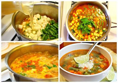Mexique dans ma cuisine Comment faire un outil facile & amp; délicieuse soupe de légumes mexicaine, mexicaine authentique