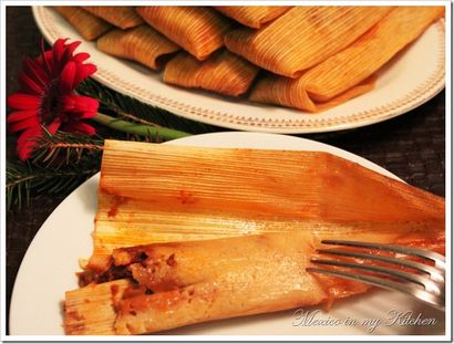 Mexique dans ma cuisine Comment faire facile Hot tamales utilisant de la farine de maïs