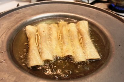 Mexique dans ma cuisine Comment faire de boeuf mexicain croustillants Taquitos (Flautas)