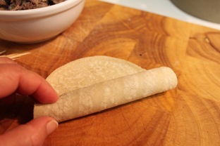 Mexique dans ma cuisine Comment faire de boeuf mexicain croustillants Taquitos (Flautas)