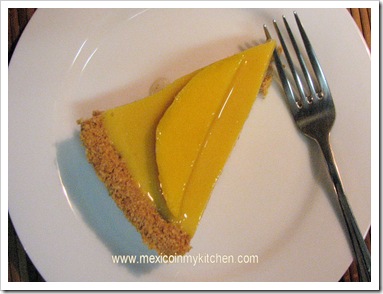Mexique dans ma cuisine Comment faire sans cuisson Mango Pie Ciudad Mante style (en haut de recette cuisine mexicaine) Mexique dans ma cuisine Comment faire sans cuisson Mango Pie Ciudad Mante style