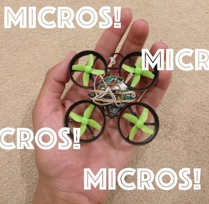 Micro FPV Quadcopter des options de compilation - et brossé brushless