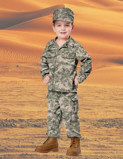 Militärische Kostüme - Erwachsener, Kinder Armee und Marine-Halloween-Kostüm