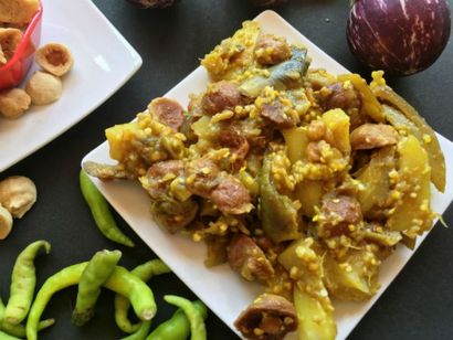 Minapa vadiyalu - les lentilles séchées au soleil populaires crispies de l'Andhra Pradesh