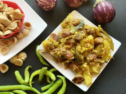 Minapa vadiyalu - les lentilles séchées au soleil populaires crispies de l'Andhra Pradesh