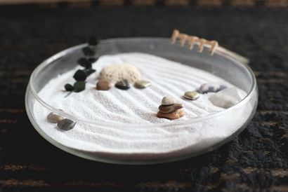 jardin zen miniature pour se détendre - petites idées de jardin