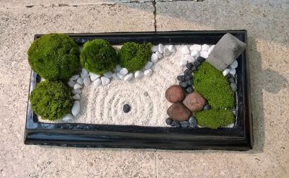 jardin zen miniature pour se détendre - petites idées de jardin