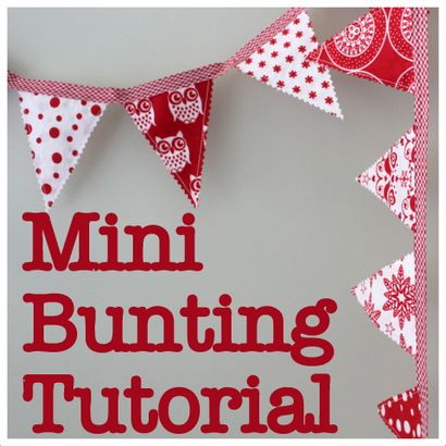 Mini Bunting Tutoriel - La Momie Crafty