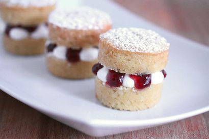 Mini Victoria Biskuitkuchen (A Taste of Britain) - The Daring Gourmet