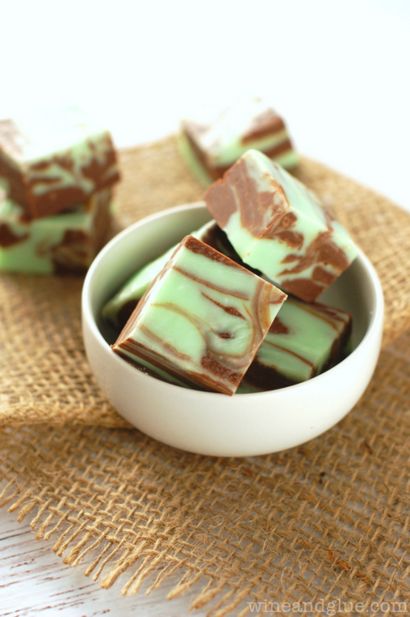 Fondant au chocolat menthe - vin - Colle