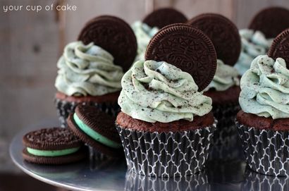 Mint Oreo Cupcakes - Votre tasse de gâteau