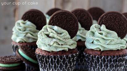 Mint Oreo Cupcakes - Ihre Cup of Cake
