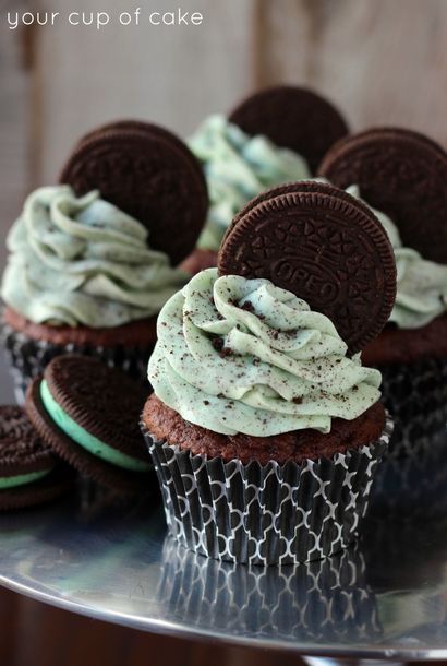 Mint Oreo Cupcakes - Votre tasse de gâteau