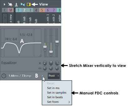 Mixer Effets sur piste