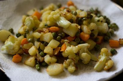 Mélanger la recette de légumes, comment faire recette veg mélange, mélange frit légumes