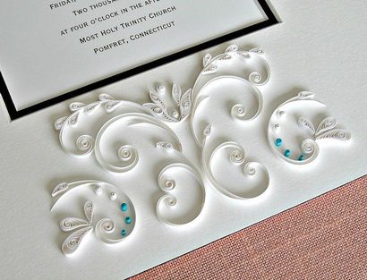 Modern Papier Quilling Ideen für große Inspiration