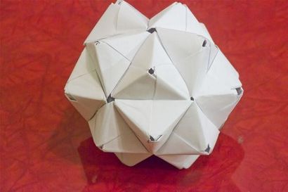 Origami modulaire Comment faire un cube, octaèdre - Icosahedron de Sonobe unités - Craft Math