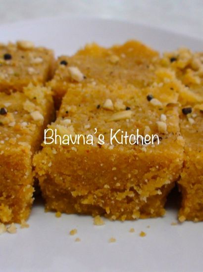 Mohanthal - Besan Fudge - Bhavna - s Kitchen